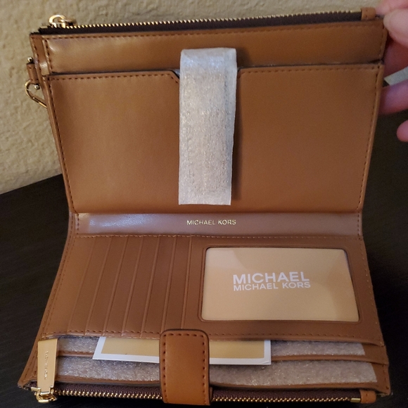 Michael kors Jet Set Medium Double Zip Wallet - Picture 8 of 12